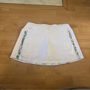 Bolle white pleated tennis/golf skirt